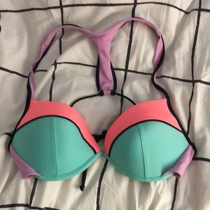 Neon Pastel Bikini Top